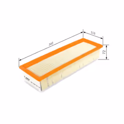 Filtre à air BOSCH F 026 400 459 - Vue supplémentaire 7