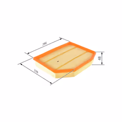 Filtre à air BOSCH F 026 400 463 - Vue supplémentaire 7