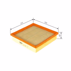 Filtre à air BOSCH F 026 400 464 - Vue supplémentaire 7