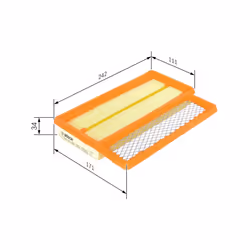 Filtre à air BOSCH F 026 400 466 - Vue supplémentaire 5