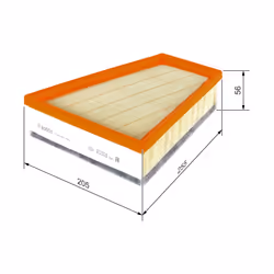 Filtre à air BOSCH F 026 400 470 - Vue supplémentaire 7