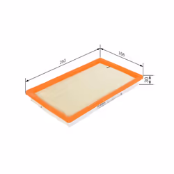 Filtre à air BOSCH F 026 400 473 - Vue supplémentaire 7