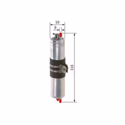 Filtre à carburant BOSCH F 026 403 766 - Vue supplémentaire 7