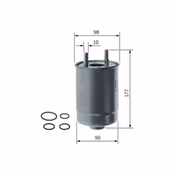 Filtre à carburant BOSCH F 026 402 850 - Vue supplémentaire 7