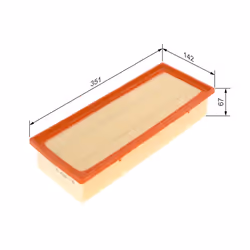 Filtre à air BOSCH F 026 400 471 - Vue supplémentaire 7