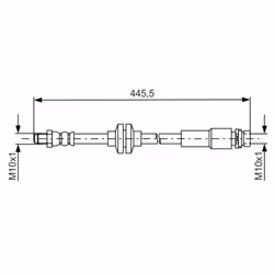Flexible de frein BOSCH 1 987 481 668