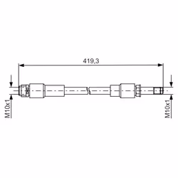 Flexible de frein BOSCH 1 987 481 674