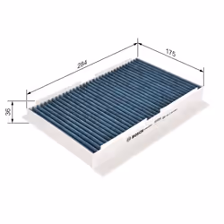 Filtre d'habitacle (filtre à pollen) BOSCH 0 986 628 501 - Vue supplémentaire 7