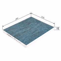 Filtre d'habitacle (filtre à pollen) BOSCH 0 986 628 514 - Vue supplémentaire 7