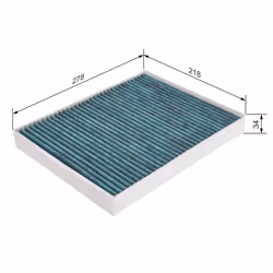 Filtre d'habitacle (filtre à pollen) BOSCH 0 986 628 517 - Vue supplémentaire 7