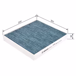 Filtre d'habitacle (filtre à pollen) BOSCH 0 986 628 519 - Vue supplémentaire 7