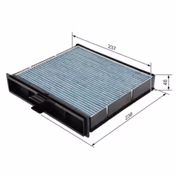 Filtre d'habitacle (filtre à pollen) BOSCH 0 986 628 527 - Vue supplémentaire 7