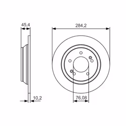 Disque de frein BOSCH 0 986 479 C39 arrière, plein, à haute teneur en carbone, 1 pièce - Vue supplémentaire 7