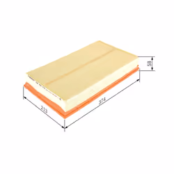 Filtre à air BOSCH F 026 400 515 - Vue supplémentaire 7