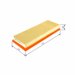 Filtre à air BOSCH F 026 400 517 - Vue supplémentaire 7