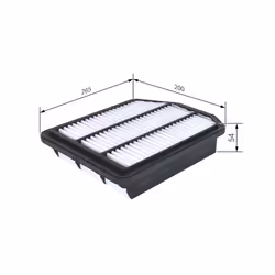 Filtre à air BOSCH F 026 400 522 - Vue supplémentaire 7