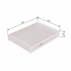 Filtre d'habitacle (filtre à pollen) BOSCH 1 987 435 066 - Vue supplémentaire 7