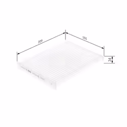 Filtre d'habitacle (filtre à pollen) BOSCH 1 987 435 070 - Vue supplémentaire 6