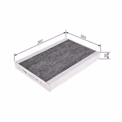 Filtre, air de l'habitacle BOSCH 1 987 435 543 - Vue supplémentaire 3