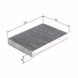 Filtre d'habitacle (filtre à pollen) BOSCH 1 987 435 548 - Vue supplémentaire 6