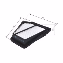 Filtre à air BOSCH F 026 400 494 - Vue supplémentaire 7