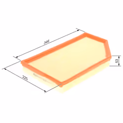 Filtre à air BOSCH F 026 400 513 - Vue supplémentaire 7