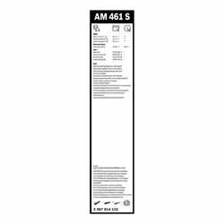 Balai d'essuie-glace BOSCH 3 397 014 123, Aerotwin AM461S, 550+450mm, 2 pièce - Vue supplémentaire 7