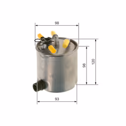 Filtre à carburant BOSCH F 026 402 182 - Vue supplémentaire 7