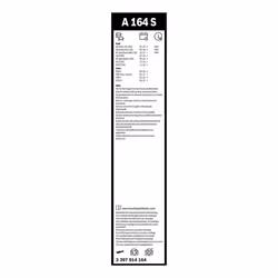 Balai d'essuie-glace BOSCH 3 397 014 164, Aerotwin A164S, 625+500mm, 2 pièce - Vue supplémentaire 7