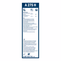 Balai d'essuie-glace BOSCH 3 397 013 741, Aerotwin A275H, 265mm, Arrière, 1 pièce - Vue supplémentaire 7