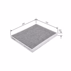 Filtre d'habitacle (filtre à pollen) BOSCH 1 987 432 537 - Vue supplémentaire 6