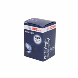 Ampoule halogène BOSCH H15 Pure Light 12V, 55/15W, 1 pièce