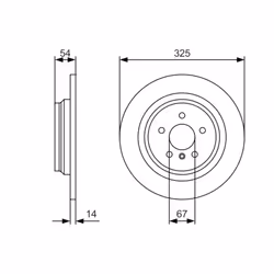 Disque de frein BOSCH 0 986 479 D10 arrière, plein, à haute teneur en carbone, 1 pièce - Vue supplémentaire 7