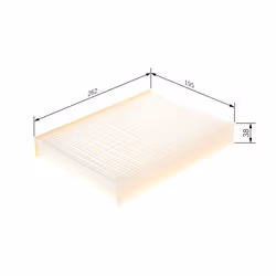 Filtre d'habitacle (filtre à pollen) BOSCH 1 987 435 082 - Vue supplémentaire 6