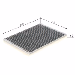 Filtre d'habitacle (filtre à pollen) BOSCH 1 987 435 553 - Vue supplémentaire 7