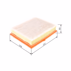 Filtre à air BOSCH F 026 400 545 - Vue supplémentaire 7