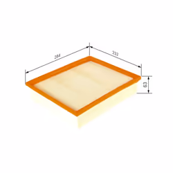 Filtre à air BOSCH F 026 400 555 - Vue supplémentaire 7