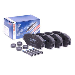 BOSCH 0 986 494 728 Jeu de plaquettes de frein Low-Metallic avec instructions de montage MERCEDES-BENZ: Viano, Vito Van, Vito Mixto