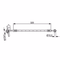 Flexible de frein BOSCH 1 987 481 870 - Vue supplémentaire 5