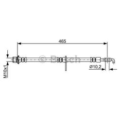 BOSCH 1 987 481 923 Flexible De Frein 465