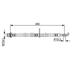 BOSCH 1 987 481 924 Flexible De Frein 465