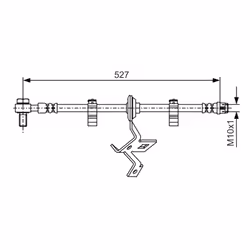 Flexible de frein BOSCH 1 987 476 041