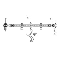 Flexible de frein BOSCH 1 987 476 041