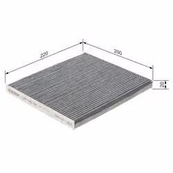 Filtre d'habitacle (filtre à pollen) BOSCH 1 987 435 566 - Vue supplémentaire 6