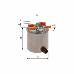Filtre à carburant BOSCH F 026 402 742 - Vue supplémentaire 7