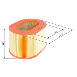 Filtre à air BOSCH F 026 400 557 - Vue supplémentaire 6