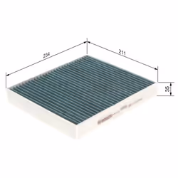 Filtre d'habitacle (filtre à pollen) BOSCH 0 986 628 536 - Vue supplémentaire 7