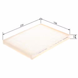 Filtre d'habitacle (filtre à pollen) BOSCH 1 987 435 097 - Vue supplémentaire 7