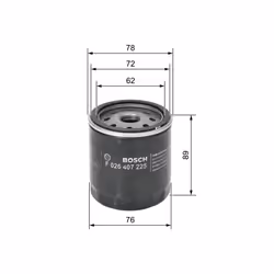 Filtre à huile BOSCH F 026 407 225 - Vue supplémentaire 6
