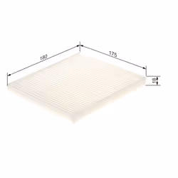 Filtre d'habitacle (filtre à pollen) BOSCH 1 987 435 096 - Vue supplémentaire 6